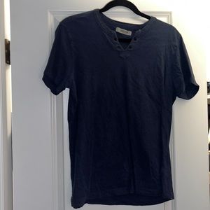 Kenneth Cole navy small casual shirt
